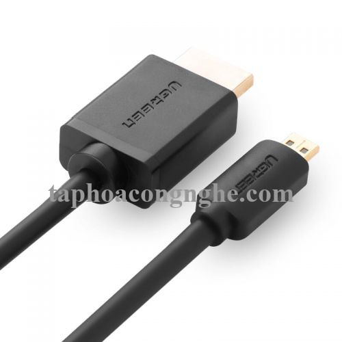 Ugreen 30104 3M màu Đen Cáp chuyển đổi Micro HDMI sang HDMI thuần đồng HD127 30030104
